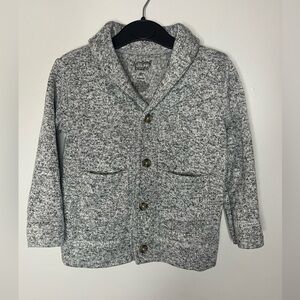 Jumping Beans Gray Button Down Sweater Boys Size 3T